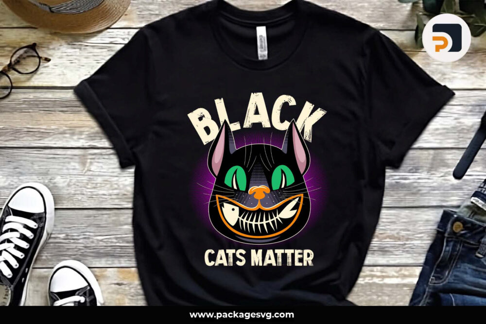 Black Cats Matter PNG EPS AI CDR