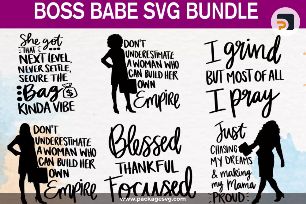 Boss Babe SVG Bundle, 90 Designs SVG