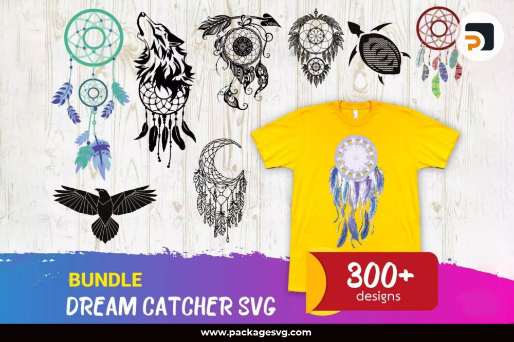 Dream Сatcher SVG Bundle, 300+ Design SVG PNG EPS DXF PDF