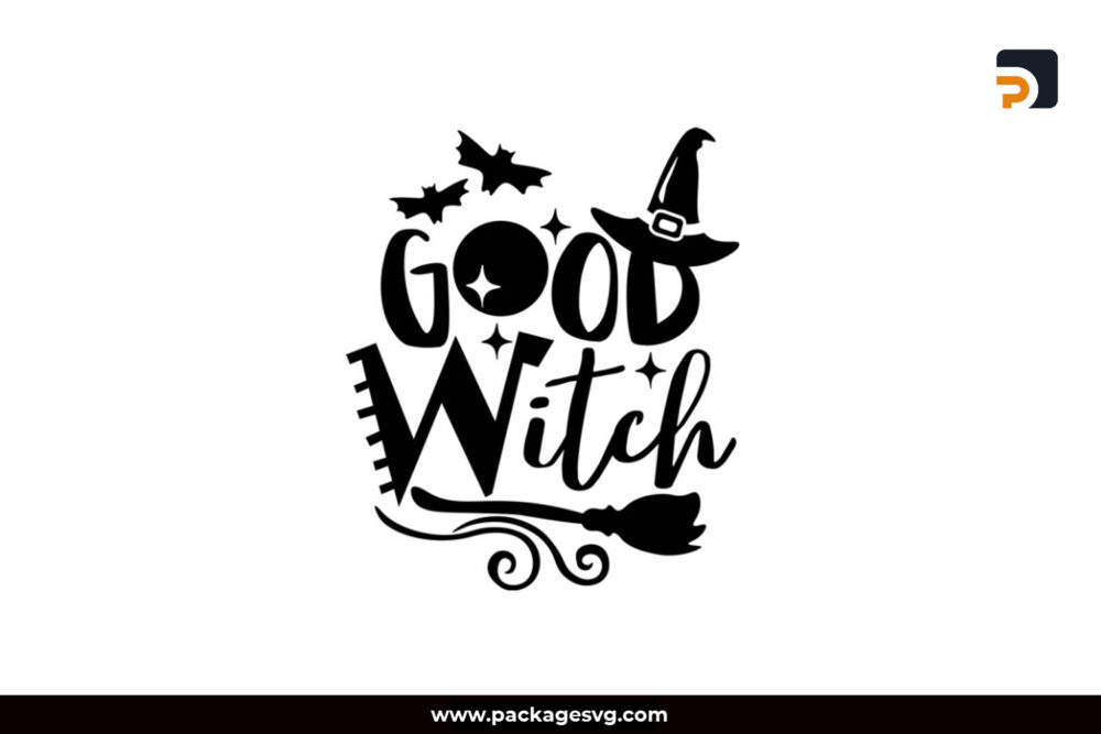 Halloween Good Witch SVG DXF PNG JPG, Printable Shirt and Mug