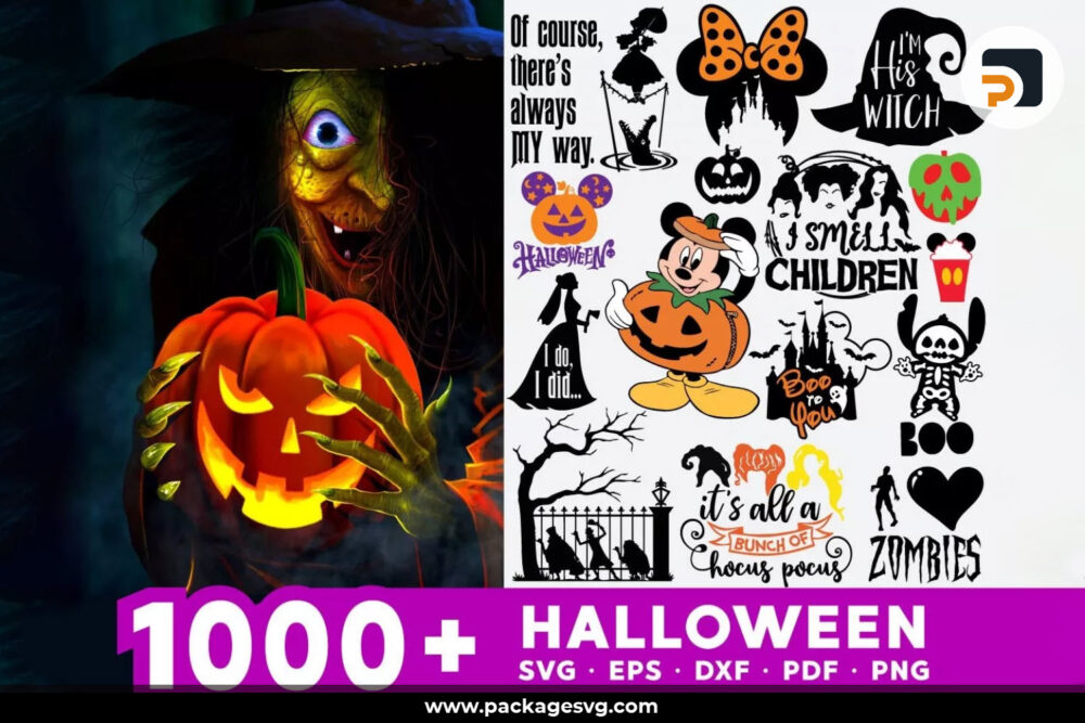 Halloween SVG Bundle, 1000+ Design SVG PNG EPS DXF PDF