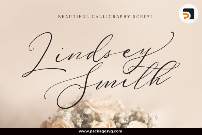 Lindsey Smith Font, OTF TTF File