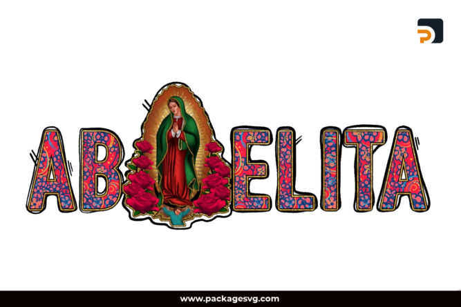 Abuelita Our Lady PNG, Virgen de Guadalupe Design