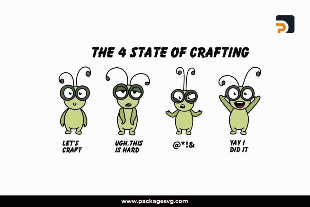 Cricut The 4 State of Crafting SVG PNG