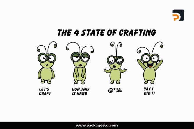 Cricut The 4 State of Crafting SVG PNG