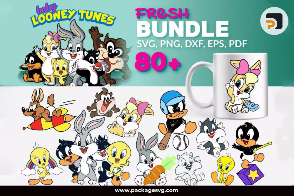 Looney Tunes Bundle, 80 Designs