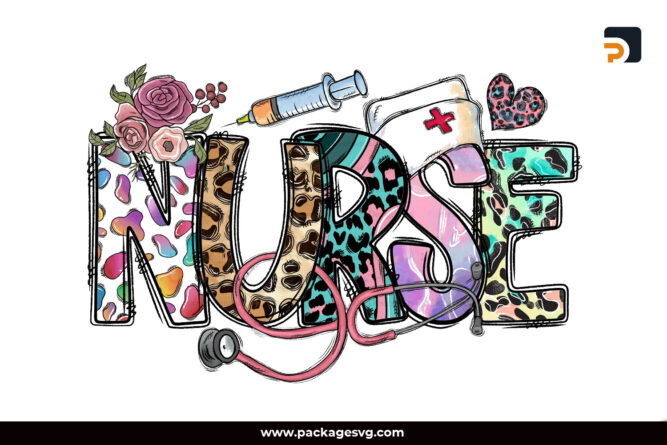 Nurse Life Sublimation Design PNG