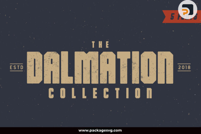 The Dalmation Collection Font, OTF TTF File