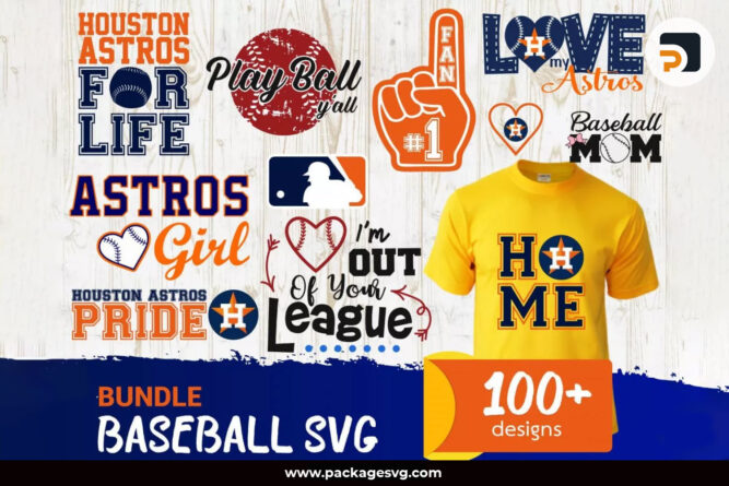 Baseball SVG Bundle, 100+ Sports Designs