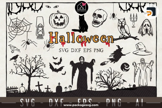 Halloween Illustration Pack SVG