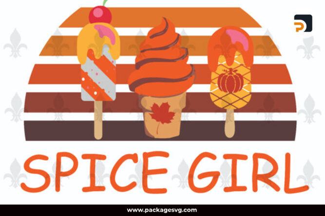 Ice-Cream Spice Girl SVG