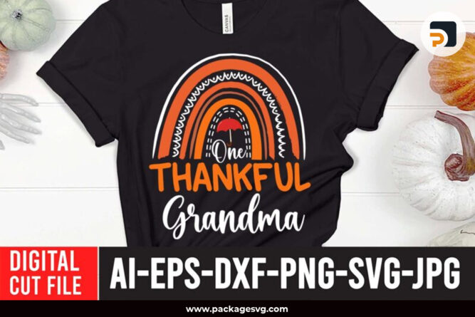 One Thankful Grandma SVG