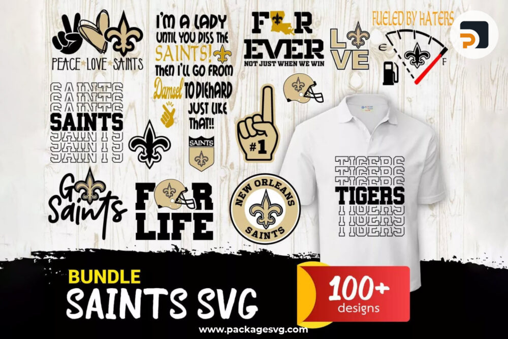 Saints SVG Bundle, 100+ Designs