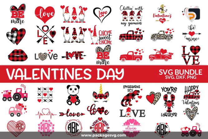 Valentine's Day SVG Bundle, Love Designs