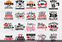 Alone Valentine SVG Bundle