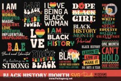 Black Month History SVG Bundle