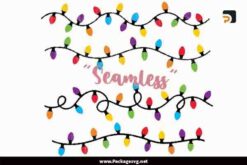 Christmas Lights SVG PNG DXF EPS JPG Digital Download LB6C13P9