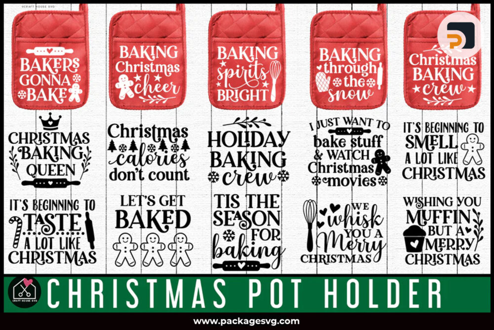 Christmas Quotes Design Bundle SVG