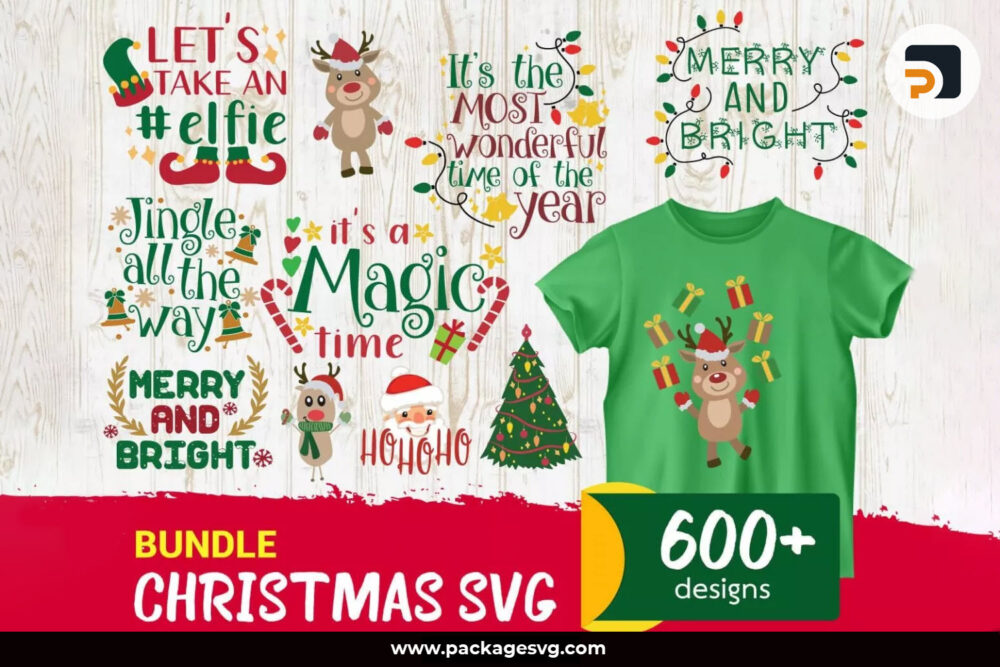 Christmas SVG Huge Bundle, 600+ Design