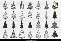 28 Designs SVG PNG EPS PDF DXF Digital Download LBUKE5Y2|Christmas Tree SVG