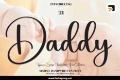 Daddy Font OTF File Digital Download LCY60ENJ|||