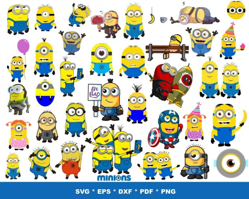 200+ Designs Minions Digital Download|||||||||