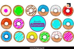 Donuts Clipart Bundle