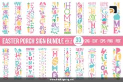 Easter Porch Sign SVG Bundle Vol.2