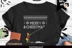 Funny Grinch Merry Christmas SVG PNG EPS DXF Digital Download LB66W819