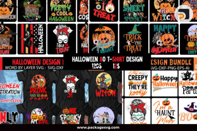 Halloween Bundle Design SVG