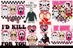 Horror Valentine SVG bundle