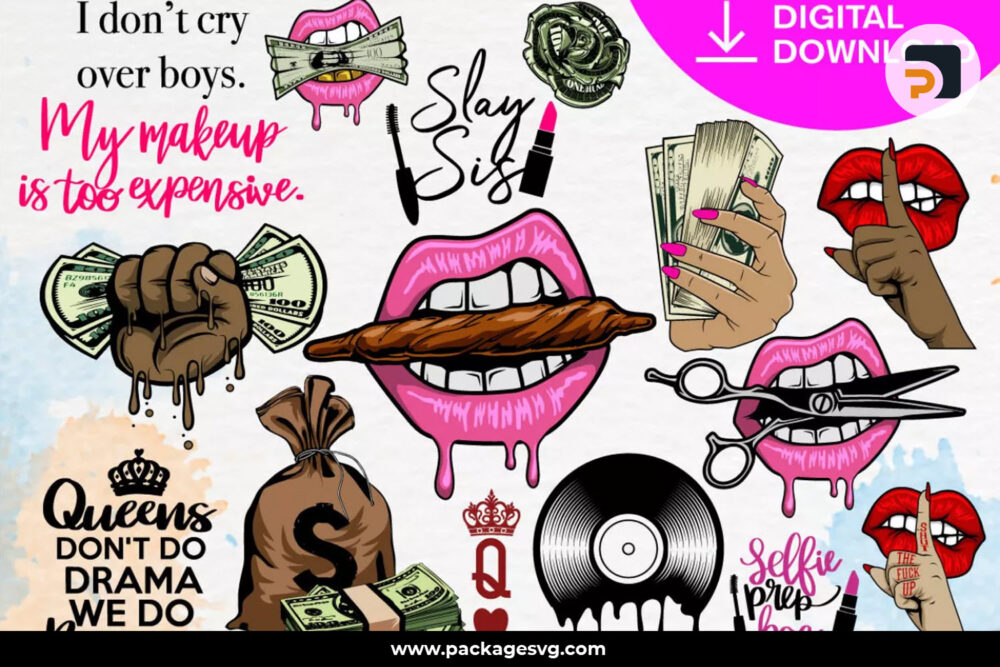 Makeup SVG Bundle, 70 Files SVG