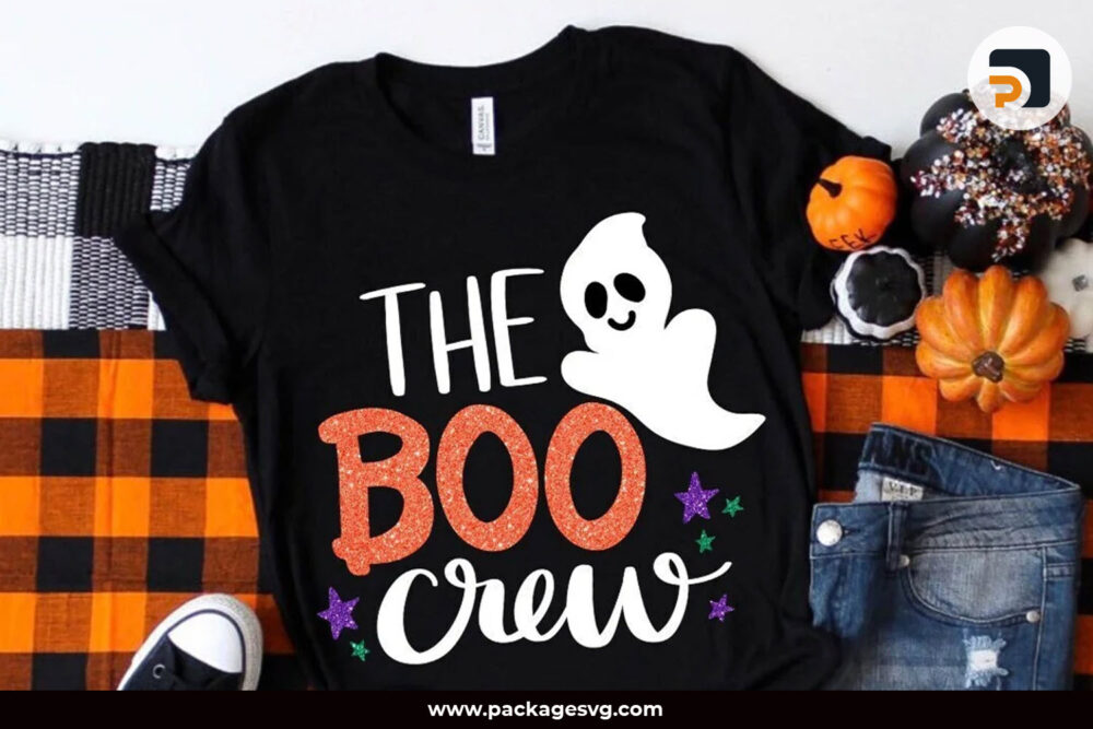 The Boo Crew SVG, Printable Halloween Shirt and Mug