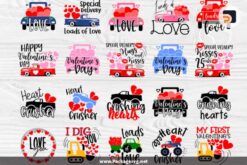 Valentine Truck SVG Bundle