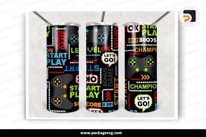 Classic Game Template, 20oz Skinny Tumbler Wrap LHY92NVU