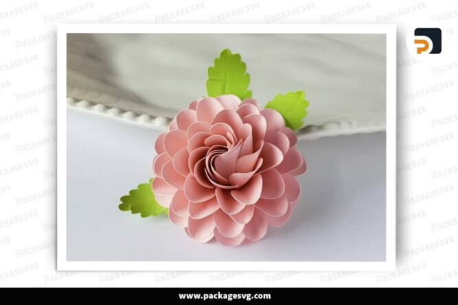 Round Ball Dahlia Paper, Flower Template For Cricut LHLFBDMQ (1)