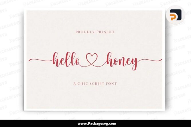 Hello Honey Font OTF TTF File Digital Download LITPBZSH