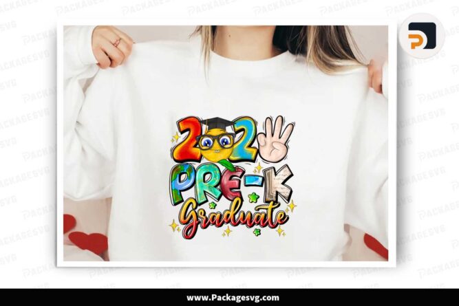 2023 Pre-K Graduate PNG, Graduation Shirt Design LK9D2MCH