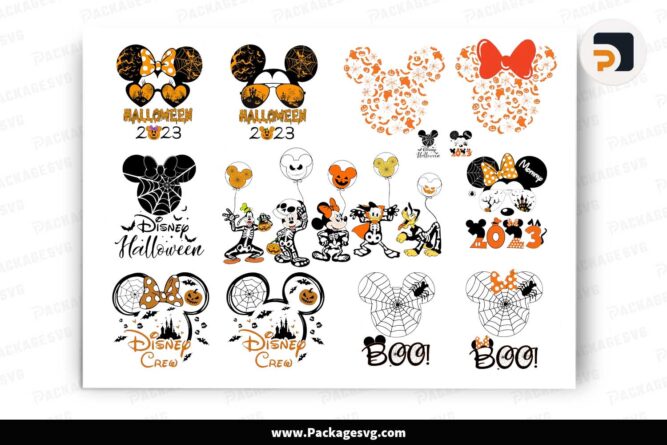 Halloween Mickey SVG Bundle, Skeleton Costume Designs LK6I5VJW