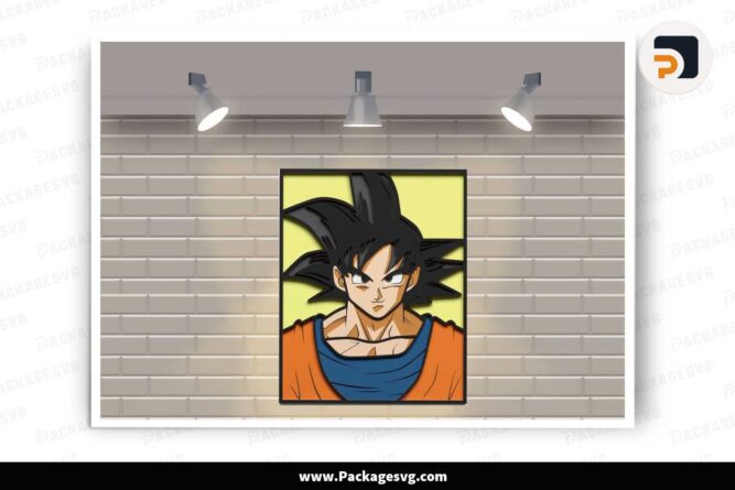 Songoku Multilayer SVG Laser Cut File LKQ9F7XK