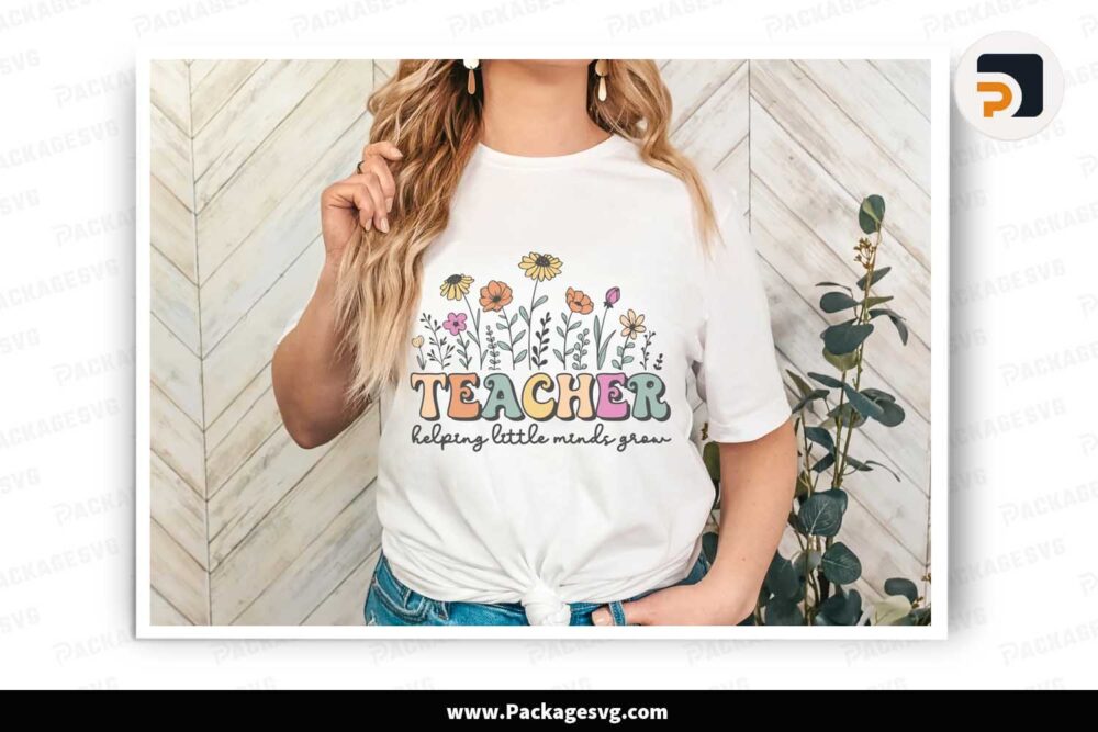 Teacher Tee SVG, Teacher Appreciation Shirt Design LK3C5UFJ