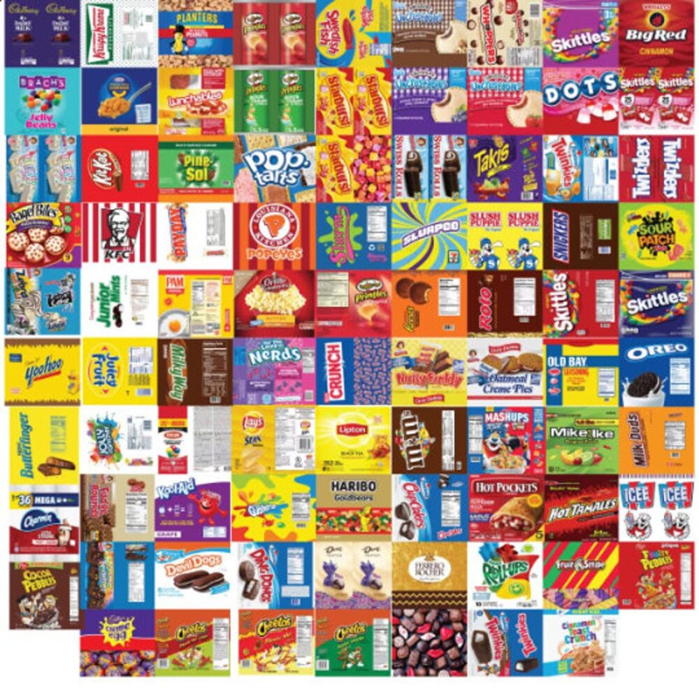 Food and Candy Sublimation Bundle, 120+ Designs Tumbler Wrap LLOH0B7P