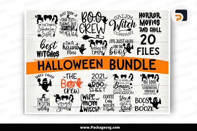 Halloween Svg Bundle, 20 Sarcastic Hocus Pocus Designs LN41PIRI