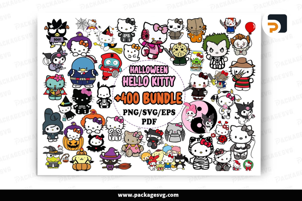 Hello deals Kitty bundle 4th July and Helloween