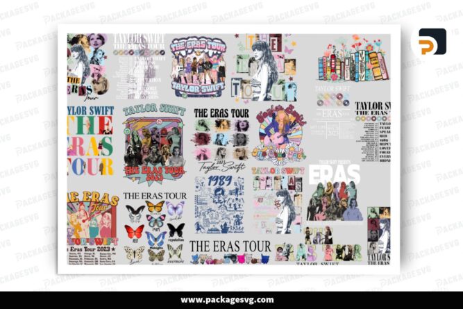 The Eras Tour Bundle, 22 Taylor Swift PNG Sublimation Designs LQN46WUO (1)