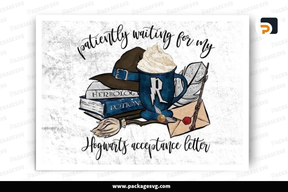 Hogwarts Ravenclaw Acceptance Letter, Harry Potter PNG Sublimation Design (2)