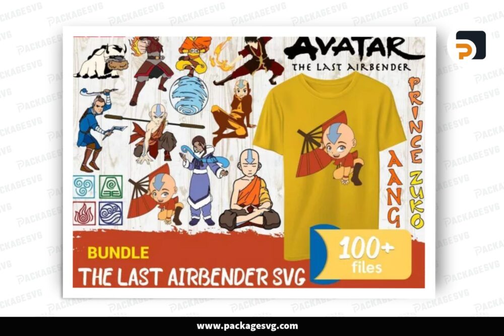 The Last Airbender SVG Mega Bundle, 100 Design Files LRIWVNXO (2)