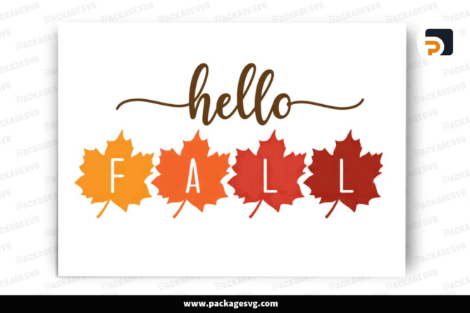 Hello Fall Svg, Fall svg ,Thanksgiving svg