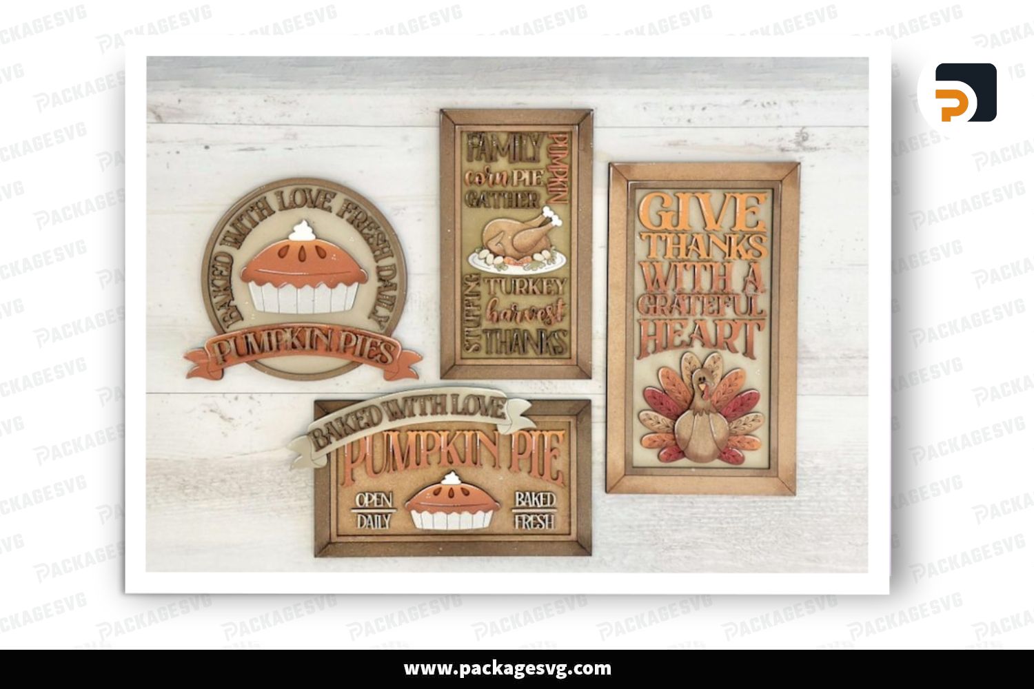 Thanksgiving Sign Sign Bundle Set File SVG, Thanksgiving svg