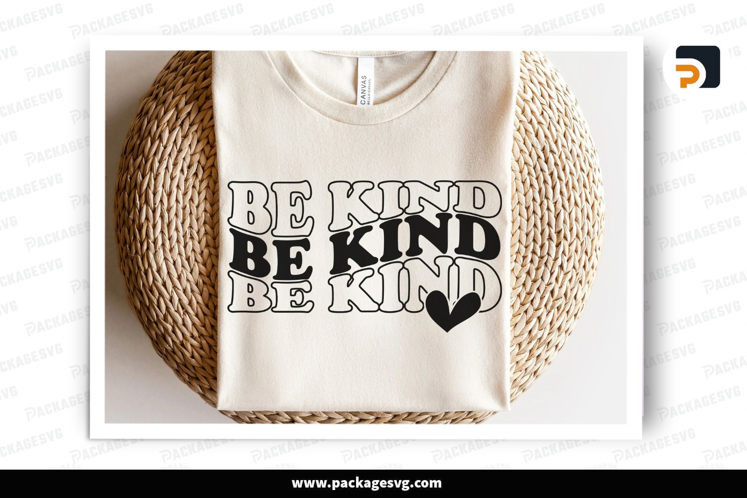 Be Kind SVG, Positive T-Shirt Design for Cricut